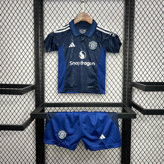 Manchester United Kit Criança 2ª 2024-25