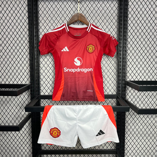 Manchester United Kit Criança 2024-25